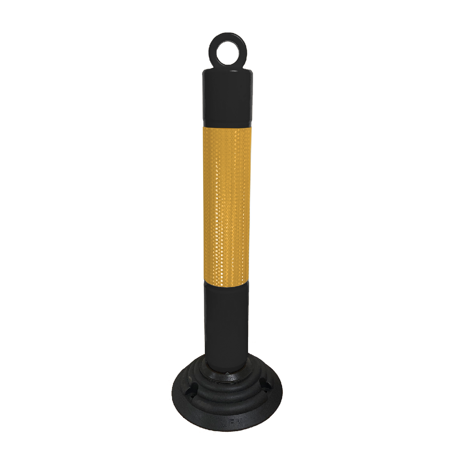 Esnek Uyarı Dikmesi 75 cm Siyah – Trafik Uyarı Delinatörü