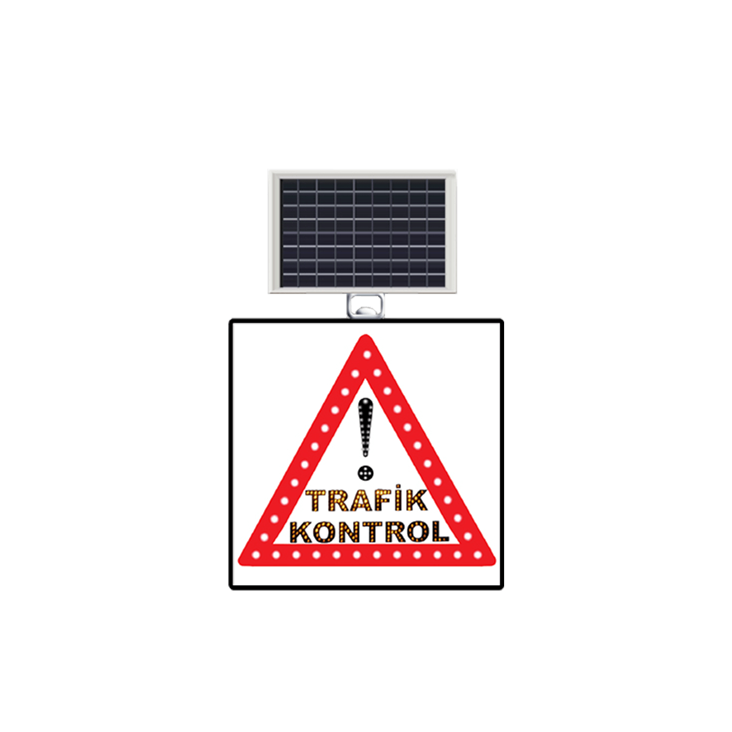 DİKKAT TRAFİK KONTROL SOLAR 60x60